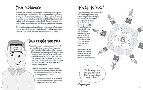 Sample spread Unpuzzling Spirituality - An Introduction to Spiritual Thoughts